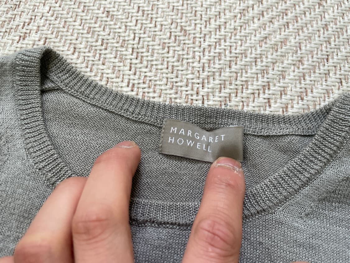 마가렛호웰 그레이 니트 반팔 J04006 상품이미지4