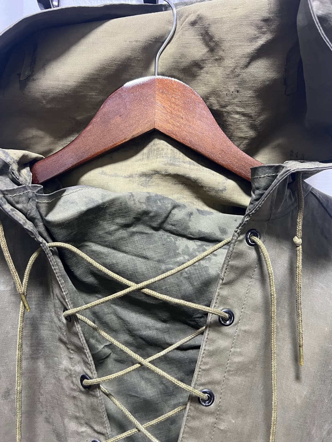40s ww2 USN 미해군 덱 스모크 아노락 s (100) 상품이미지5