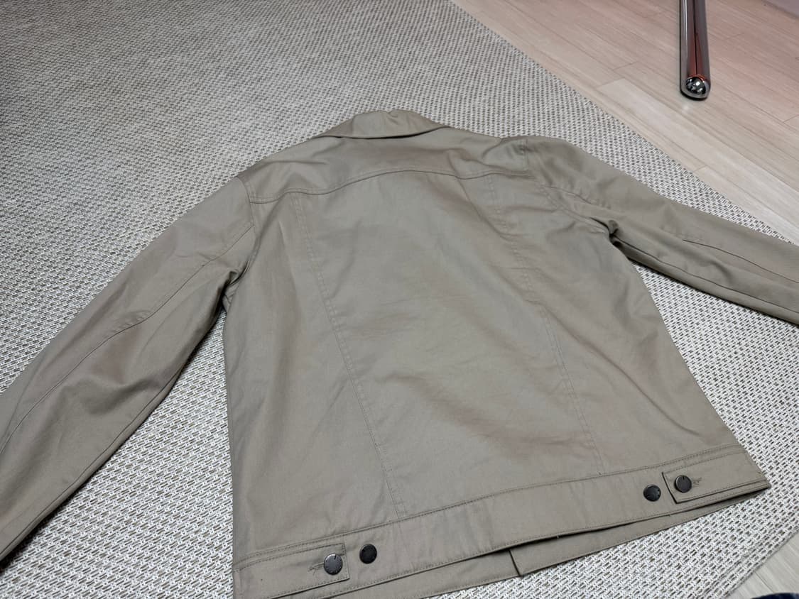 캉골 트윌 트러커 자켓 베이지 L사이즈 상품이미지8