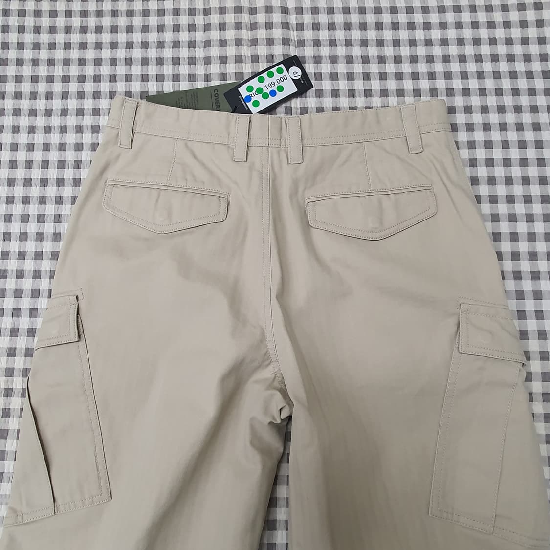 미착용 앤드지 와이드 면바지 남자31 상품이미지5