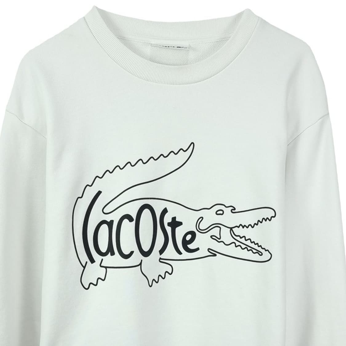 [라코스테] 빅로고 자수 오버핏 맨투맨 M19938 상품이미지4