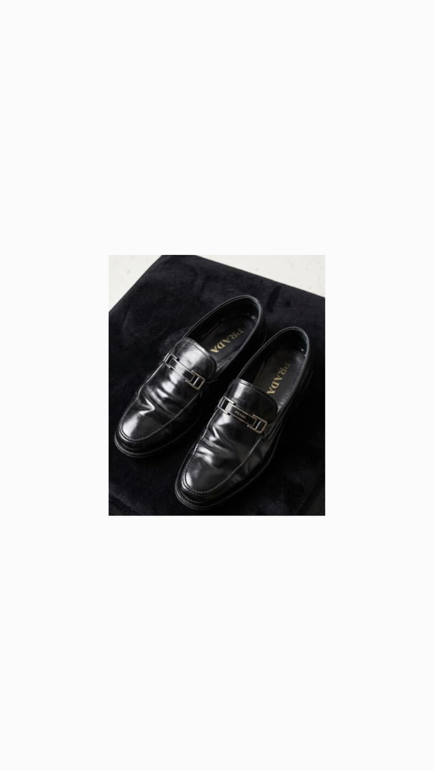 프라다 남성 레더로퍼 구두 275 상품이미지1