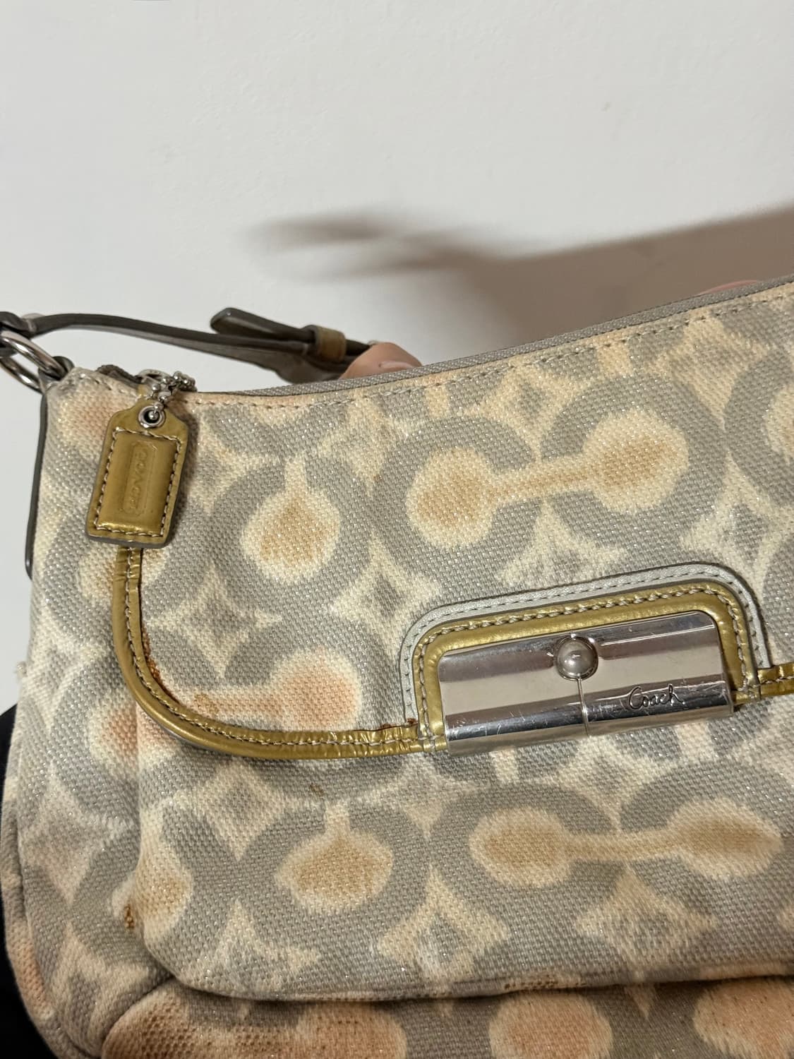 코치 빈티지 Y2K 시그니처 캔버스 미니숄더백 상품이미지5