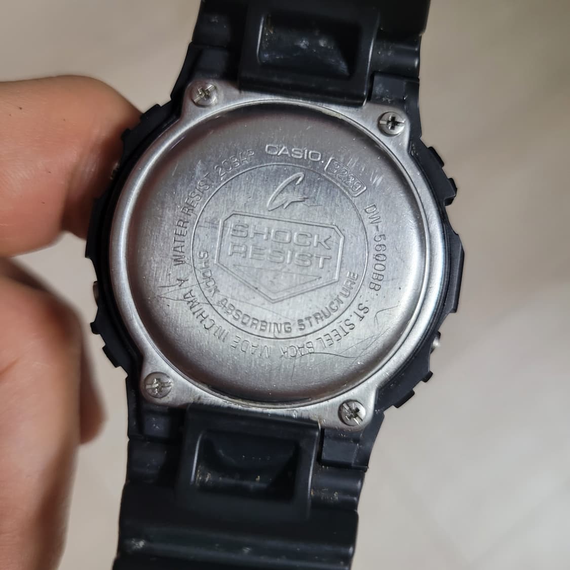 정품 카시오 지샥 G-SHOCK DW-5600BB 상품이미지3
