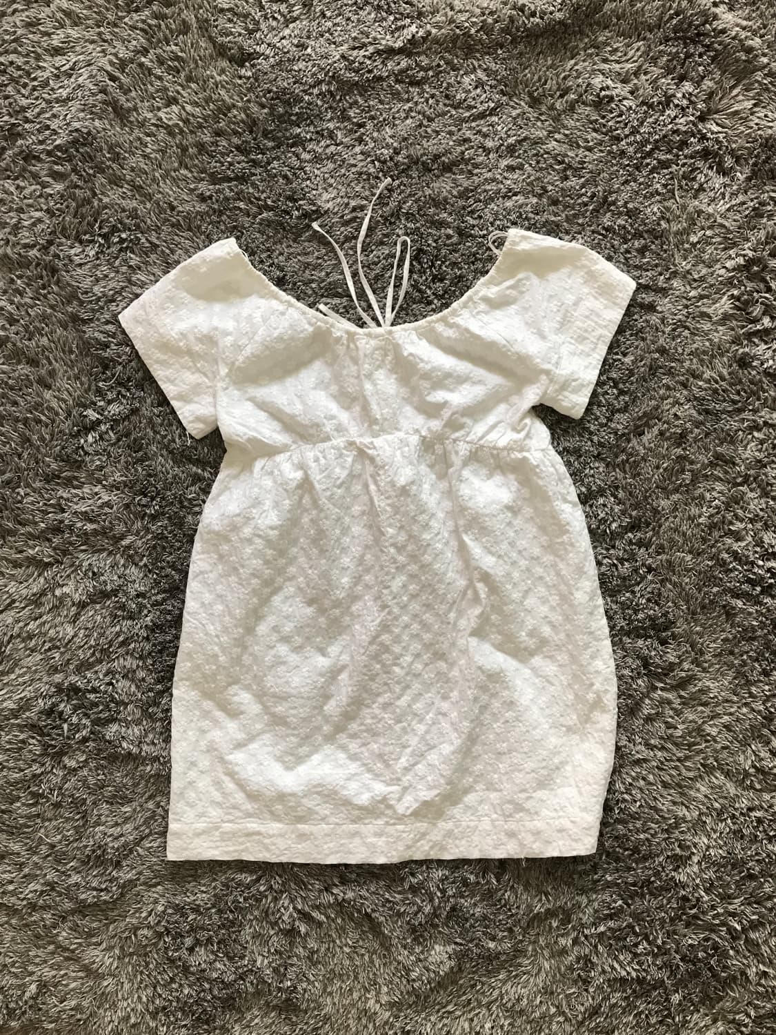 H&M 꽃 자수 화이트 원피스 상품이미지2