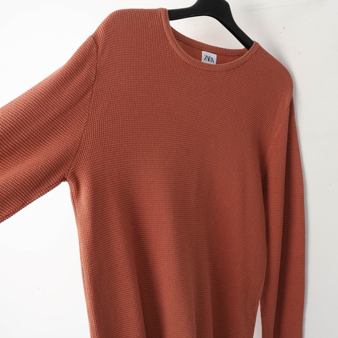 110/자라 와플 코튼 니트티 상품이미지4