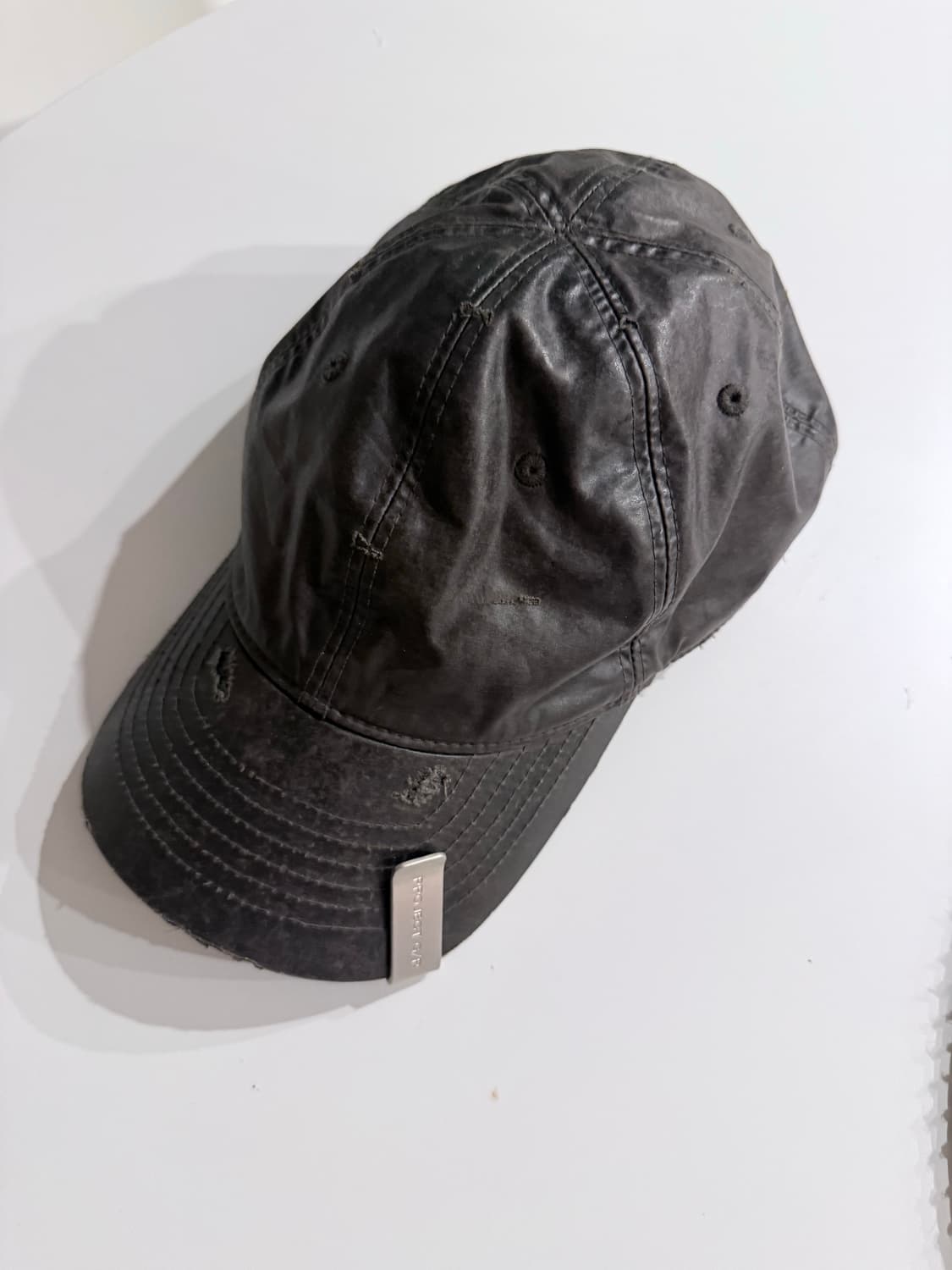 프로젝트 G/R 머니클립 코티드 캡 브라운 상품이미지1