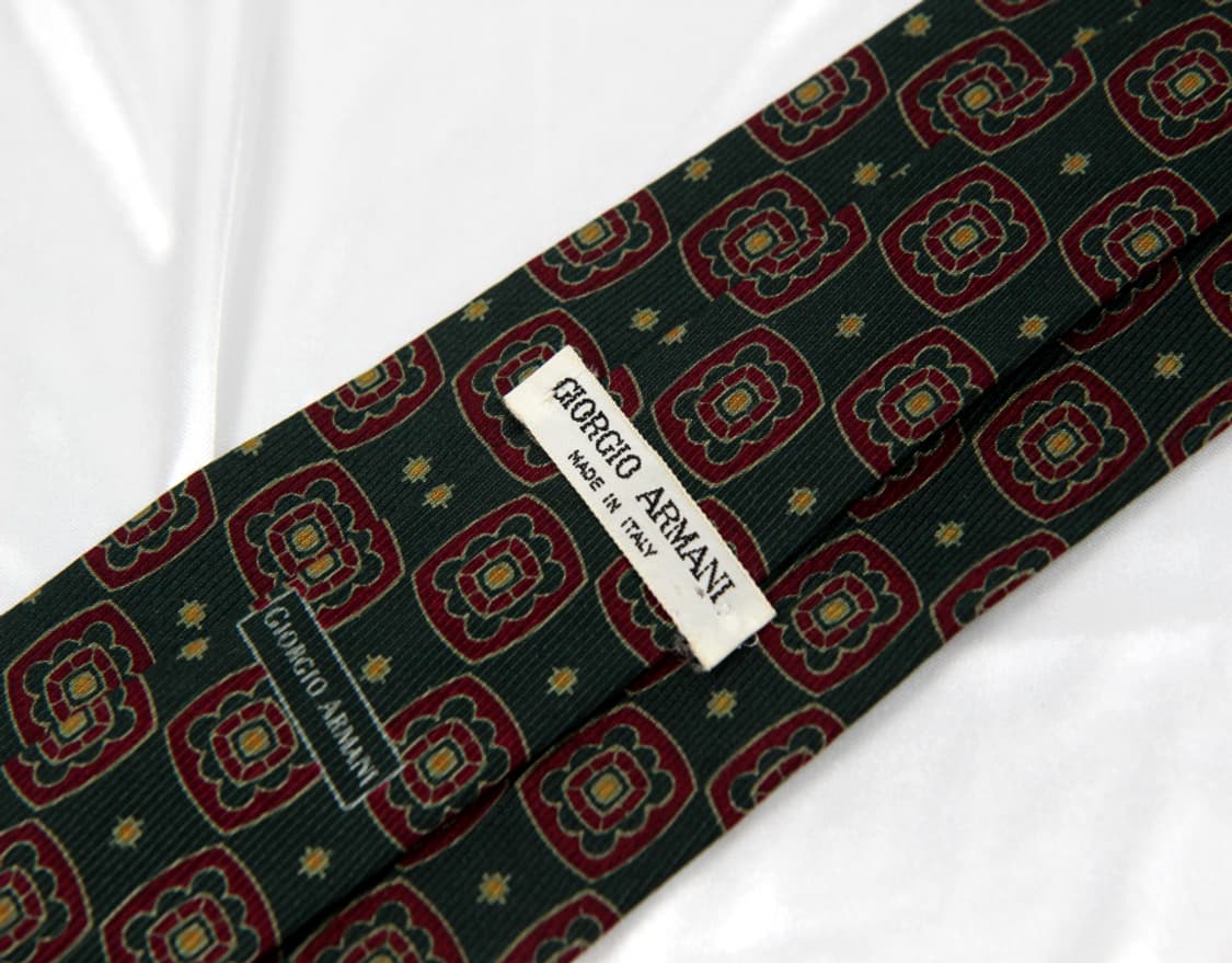 알마니 8.8cm A등급 남자 명품 넥타이 상품이미지3