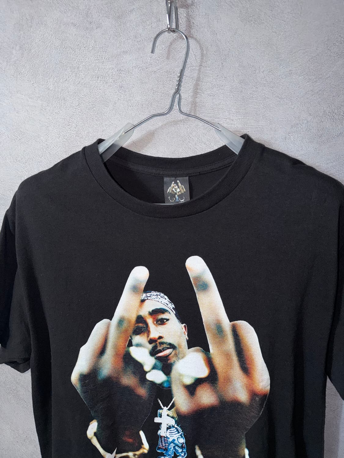 WACKO MARIA 2Pac Middle Finger Print Tee 상품이미지4