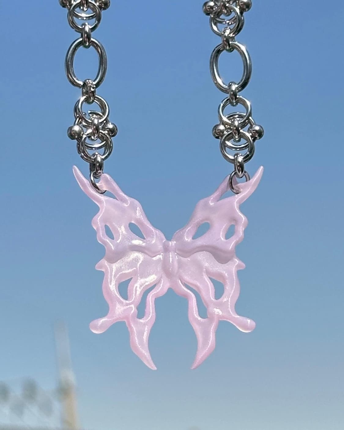 Kimune 키무네 나비 초커 목걸이 상품이미지1