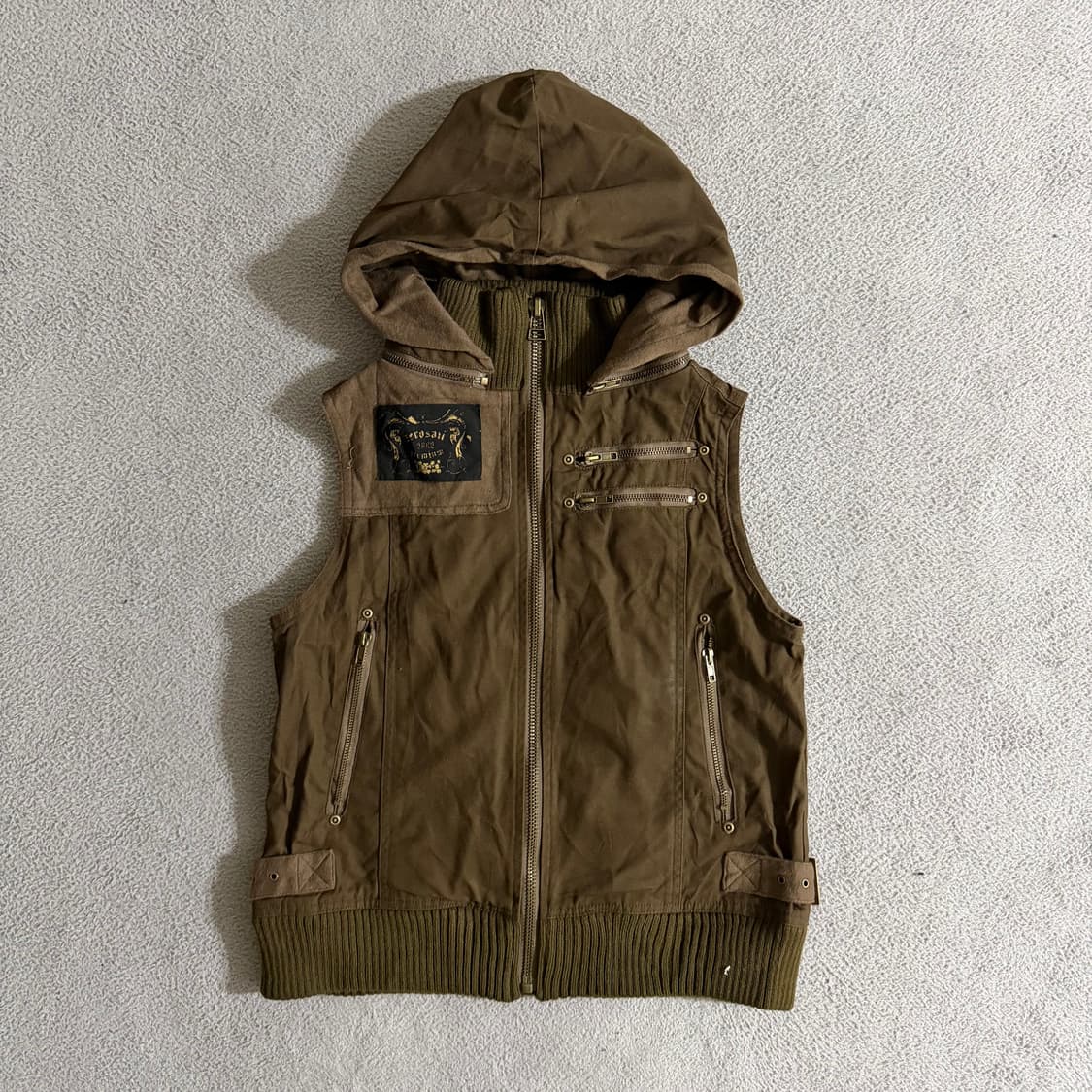 Y2k vest jacket 상품이미지2