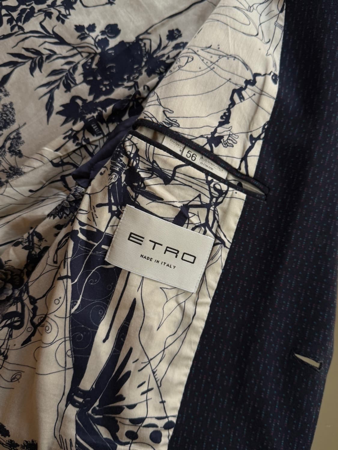 에트로 테일러드 자켓 105 상품이미지9