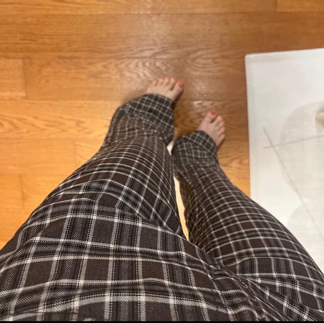 세미부츠컷 바지 블랙 상품이미지3