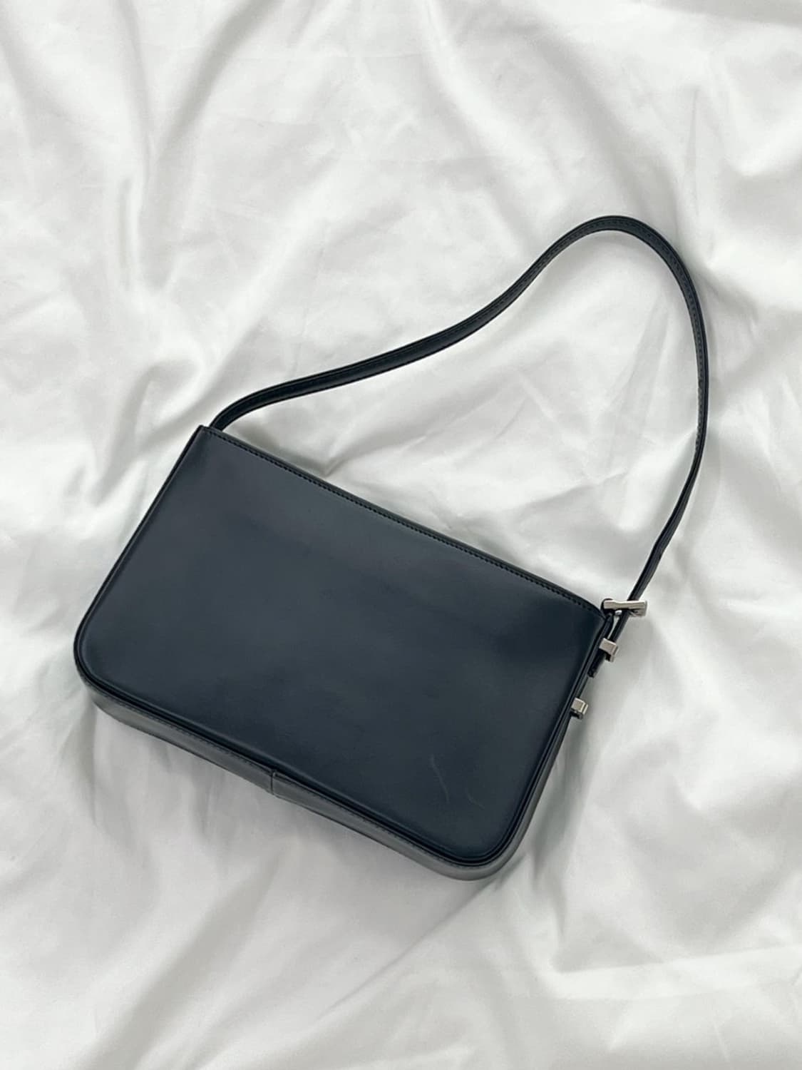  courreges / 꾸레쥬 블랙 스퀘어 숄더백 스몰 상품이미지5