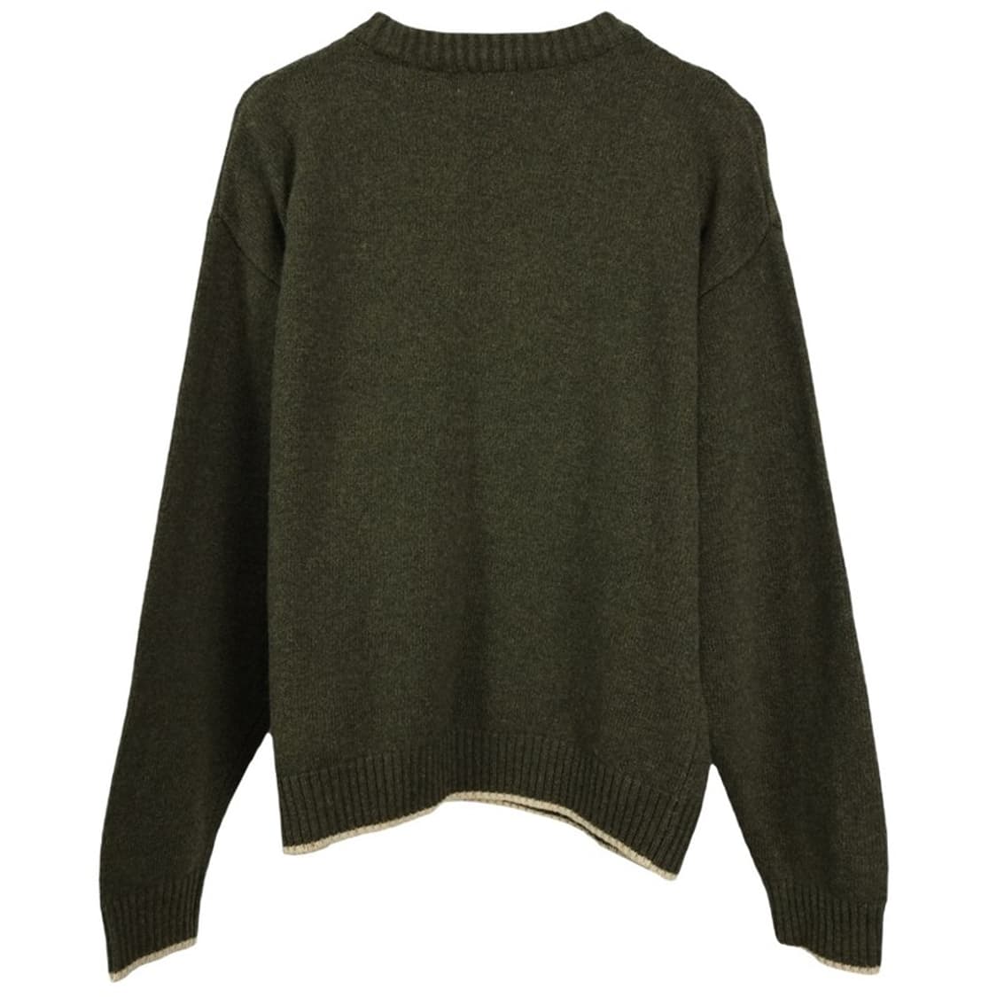 [커버낫] C 로고 그래픽 쟈카드 오버핏 니트 M18979 상품이미지3