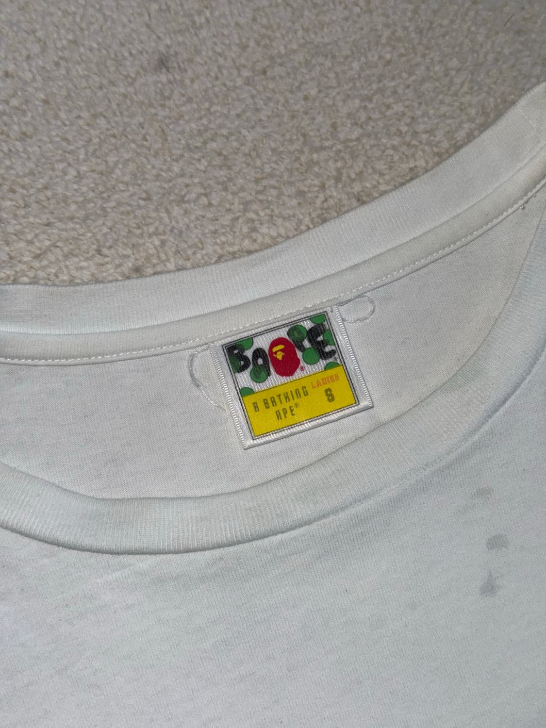 베이프 크레이지 카모 스타 반소매 티셔츠 상품이미지9