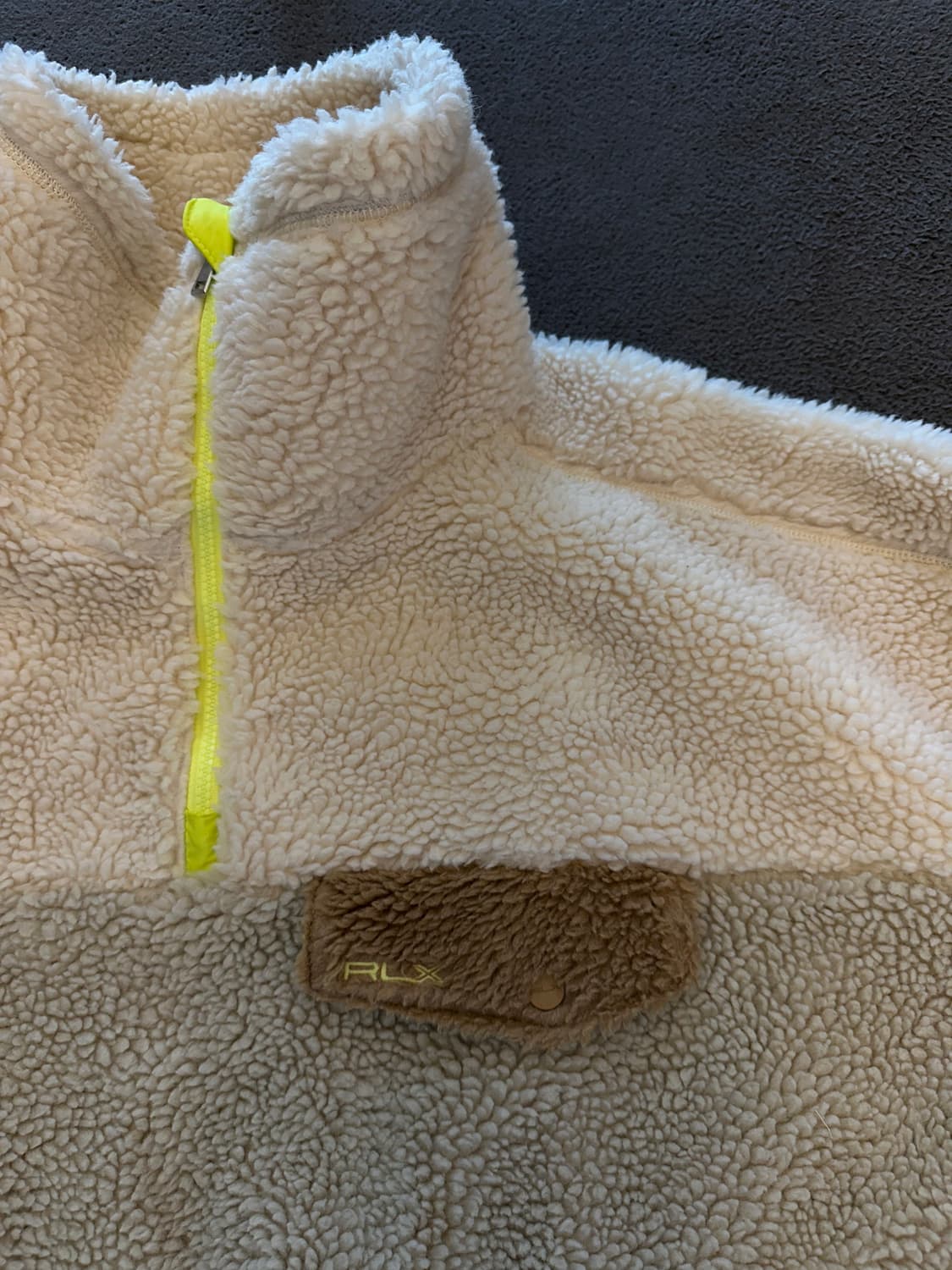 랄프로렌 x RLX 밀라노 컬렉션 하프 플리스 자켓  상품이미지2