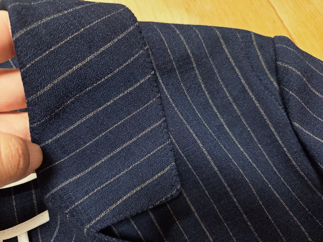 잇미샤(it michaa) 레터링포인트 린넨자켓 55-66 새상품 상품이미지5