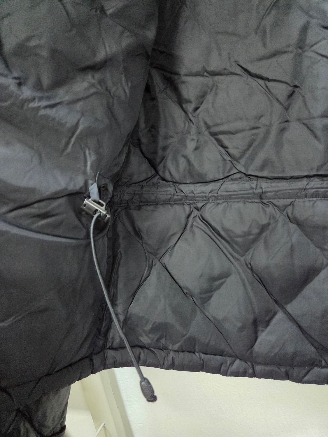 노스페이스1211-4 600 블랙 패딩 자켓 점퍼 여성 85 Y2K 상품이미지5