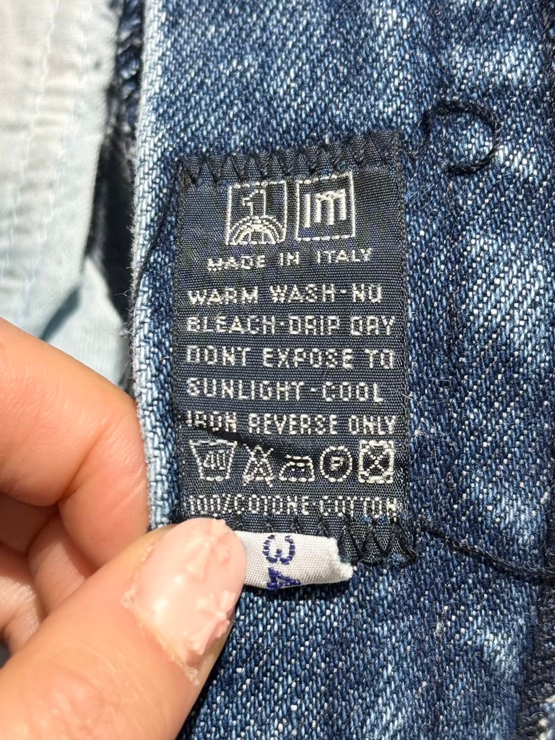 발렌티노 진스 중청 스트레이트 데님 팬츠 상품이미지10