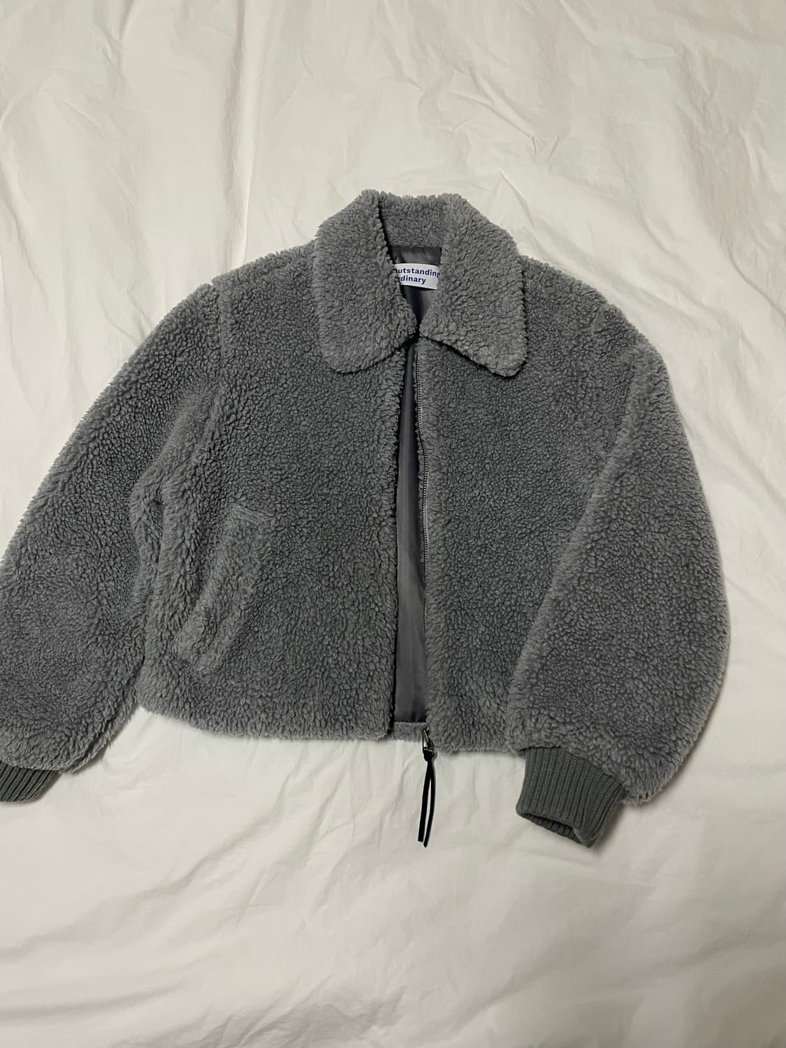 그레이 퍼 자켓 상품이미지1