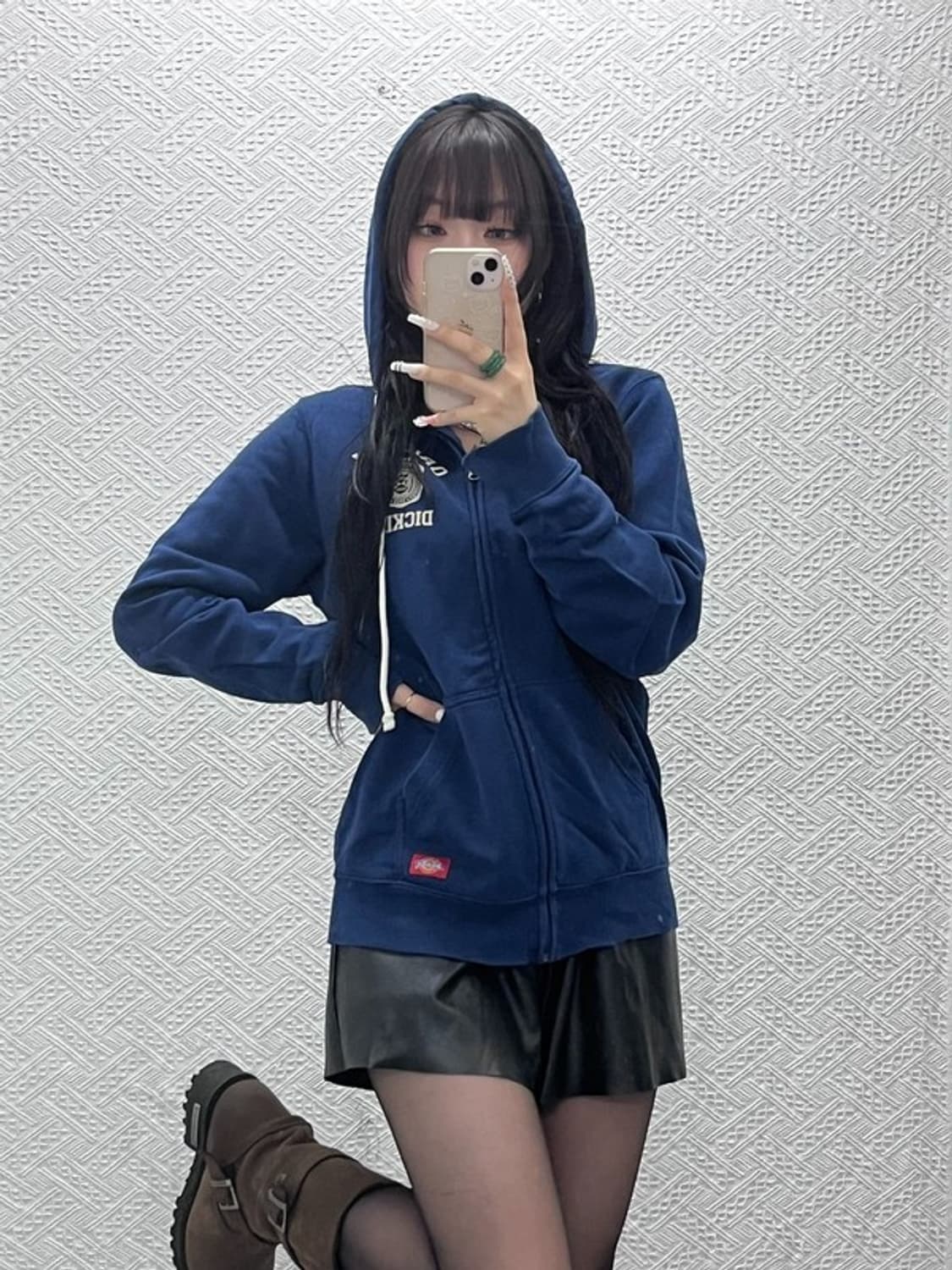 디키즈 올드스쿨 레트로 빈티지 슬림핏 후드집업 M C10987 상품이미지2