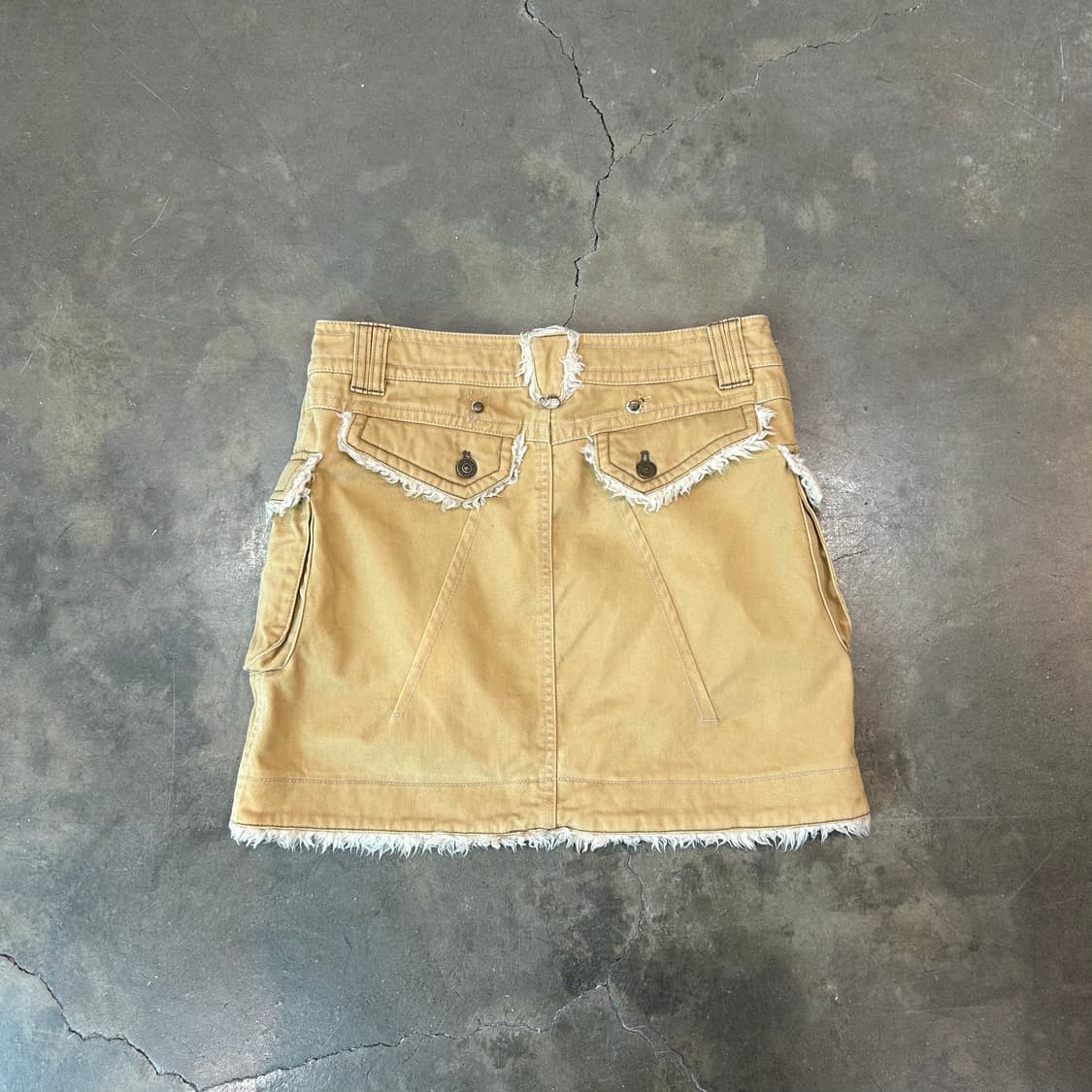 퍼 디테일 카고 스커트 상품이미지5