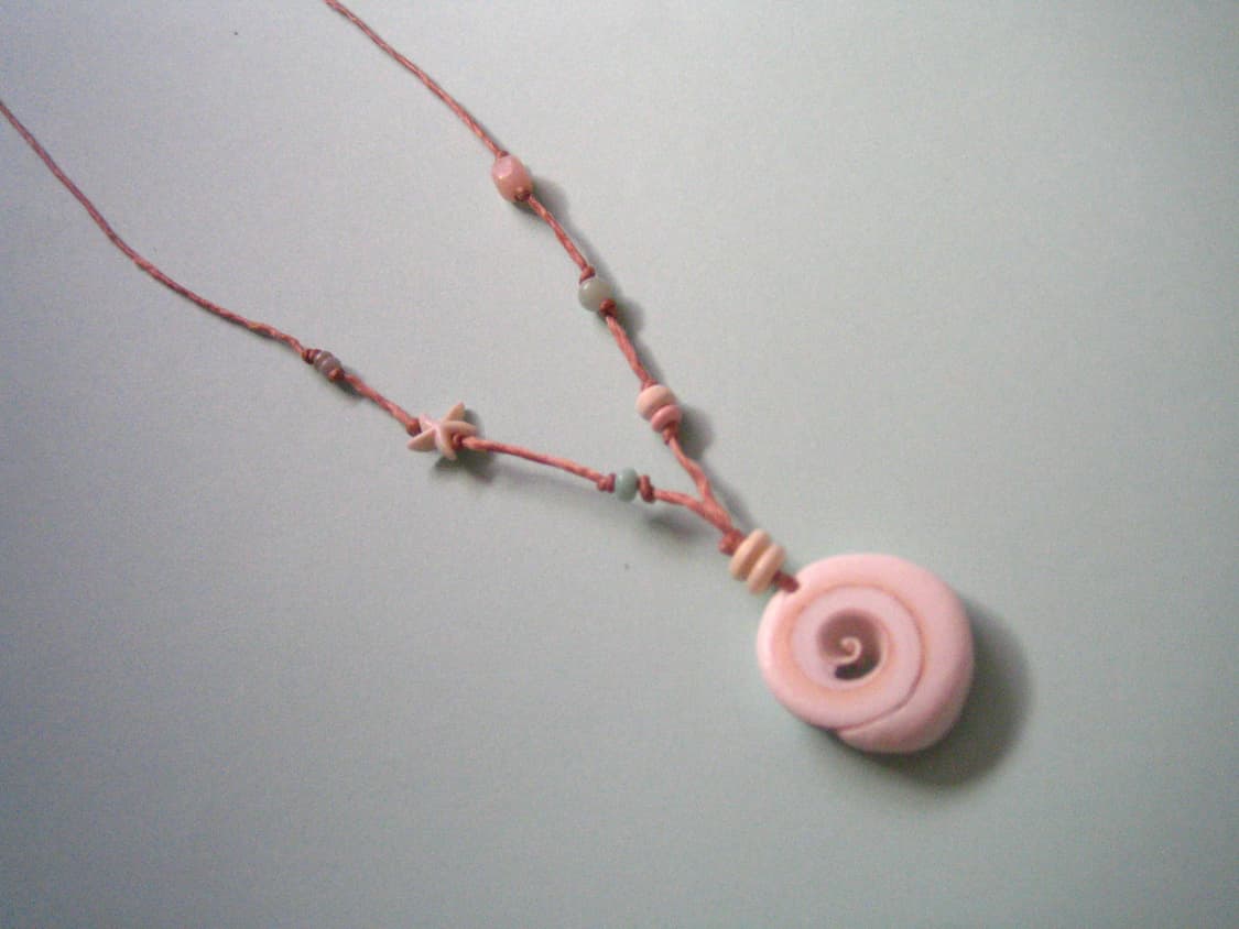 marshmellow shell necklace 마시멜로우 쉘 목걸이 상품이미지3