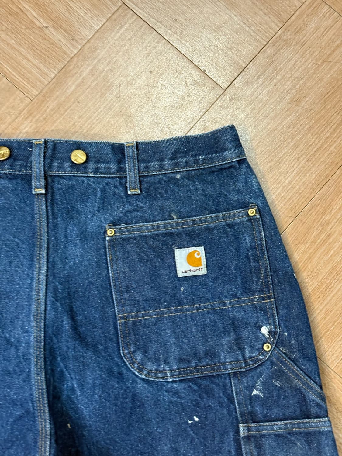 [36] 칼하트 더블니 데님 팬츠 USA 상품이미지5