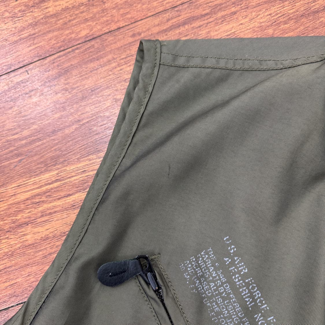 L US AIRFORCE 플라이트 항공 파일럿 조끼 상품이미지4