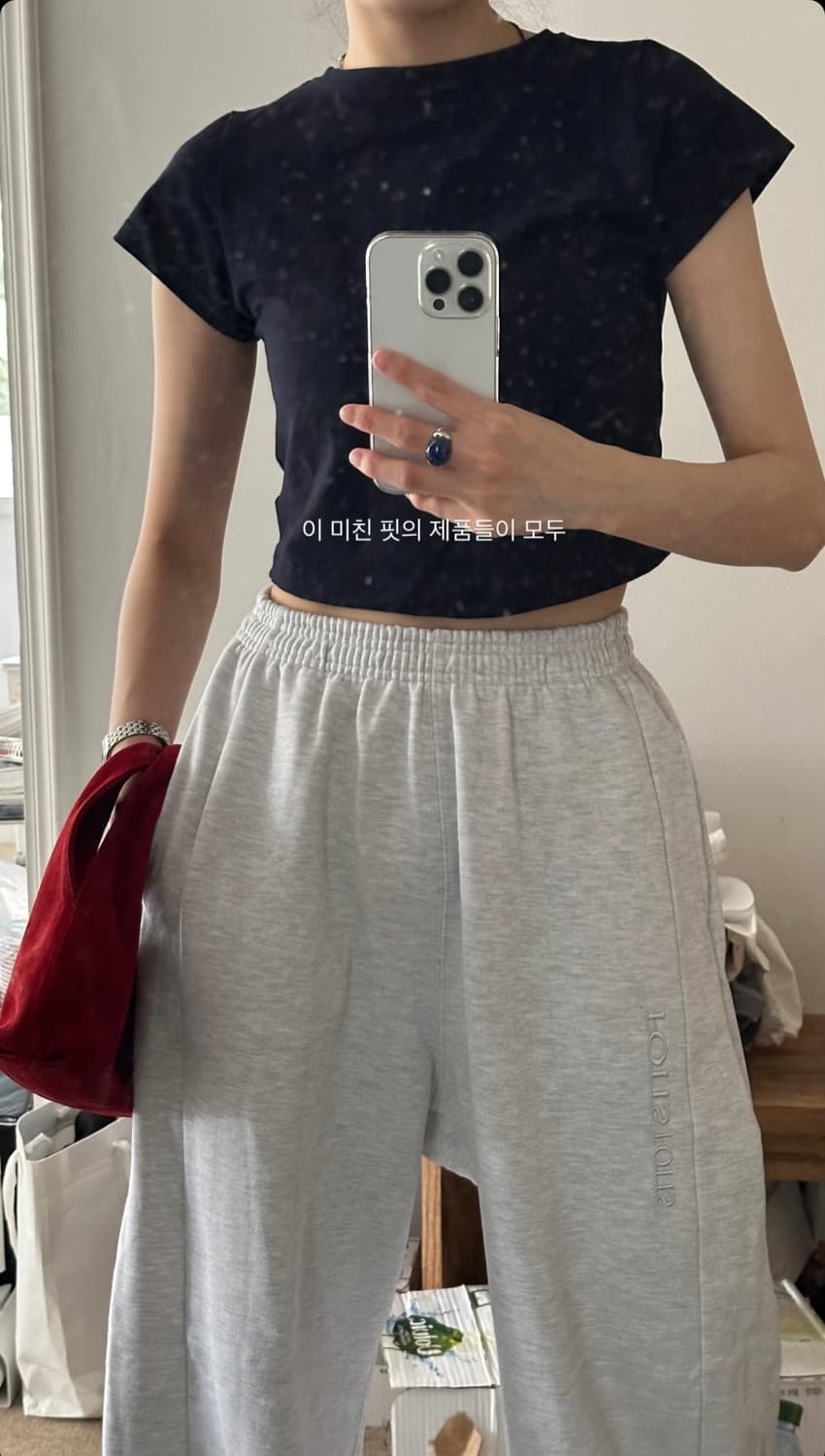 포츠포츠 SCOOP TEE NAVY 스쿱 티 상품이미지7