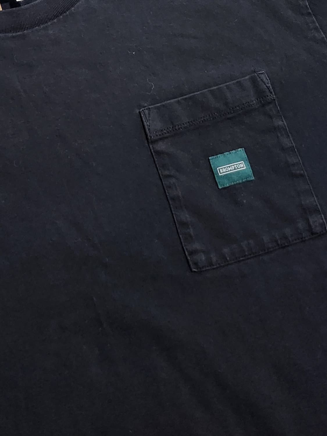 브롬턴 런던 블랙 포켓 반팔 티셔츠 XXL 상품이미지4