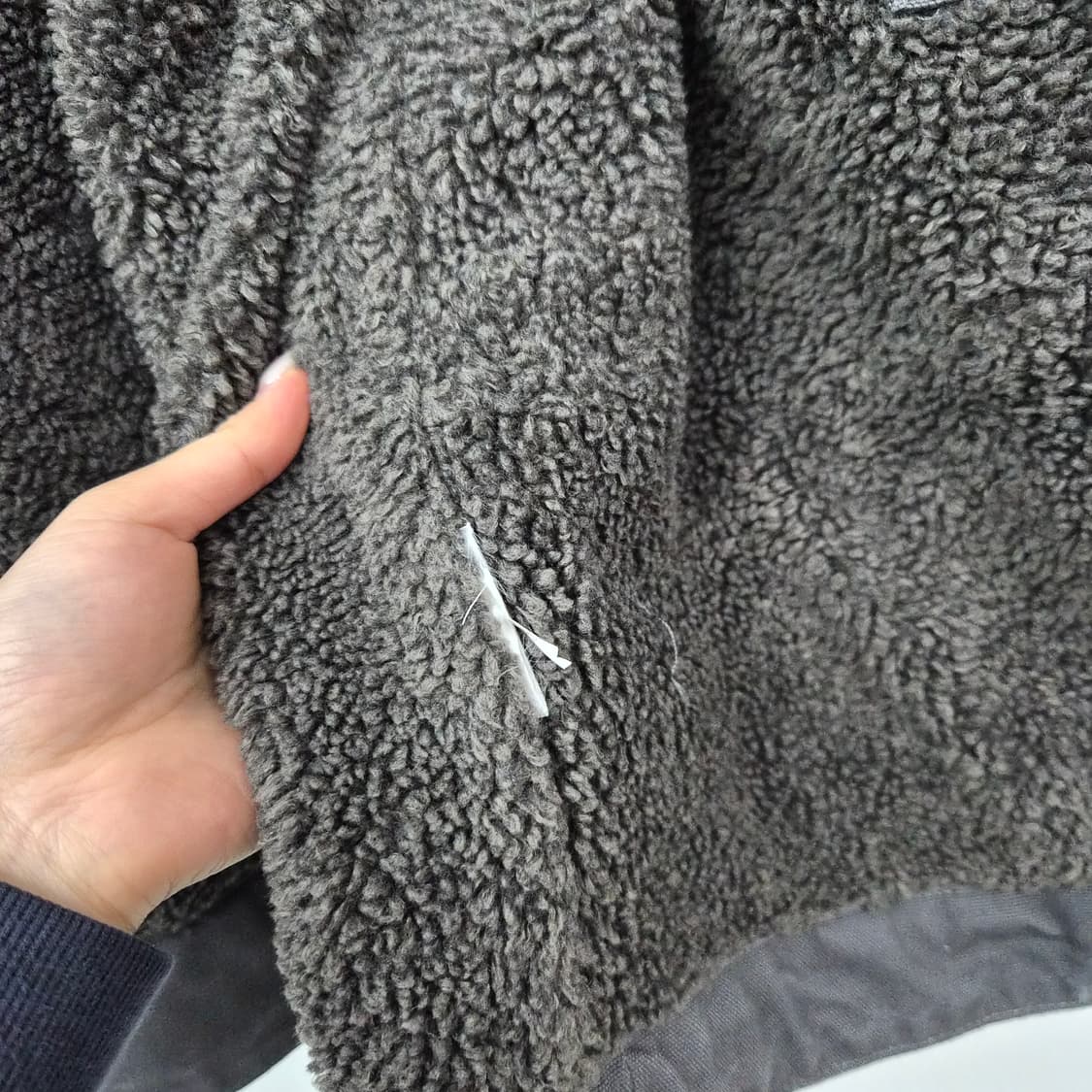 칼하트 워시드 덕 셰르파 안감 자켓 차콜색 남성 XL 상품이미지9