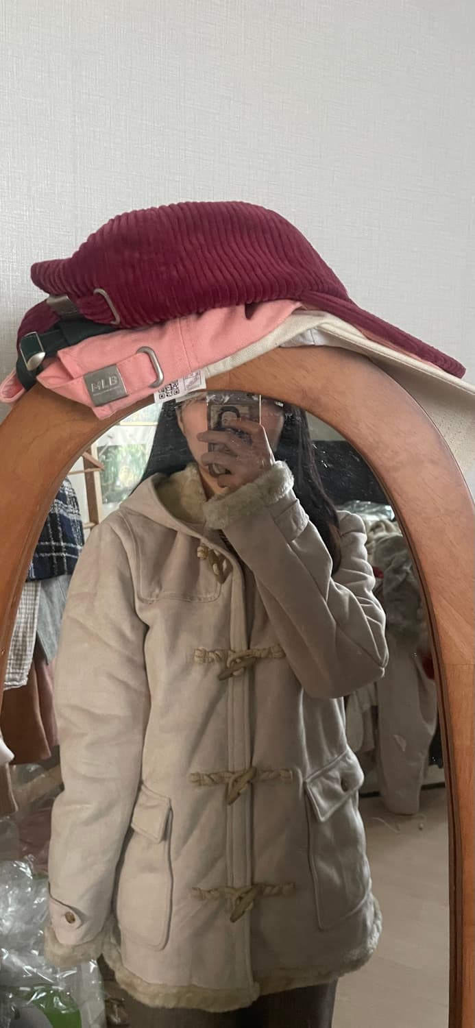 모리걸 빈티지 떡볶이 무스탕🤍💛 상품이미지4