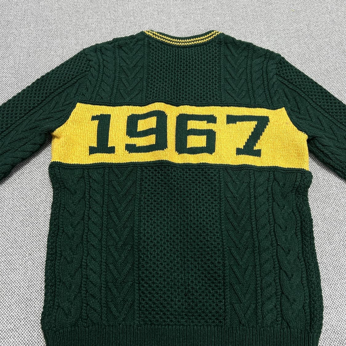 폴로 인타르시아 아란 케이블니트(XS) 상품이미지6