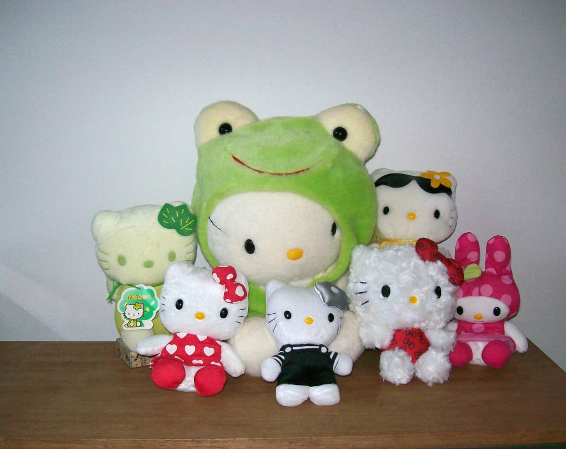 고전 헬로키티 선글라스 봉제 인형 상품이미지4