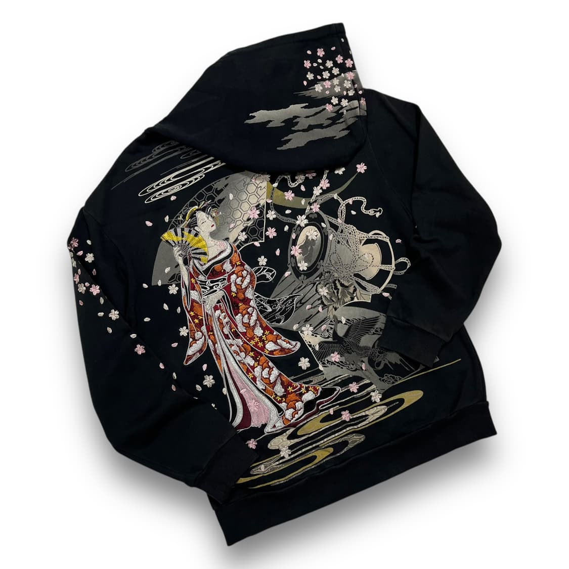 華鳥風月 재패니즈 기모노 걸 오리엔탈 후디 집업 상품이미지1