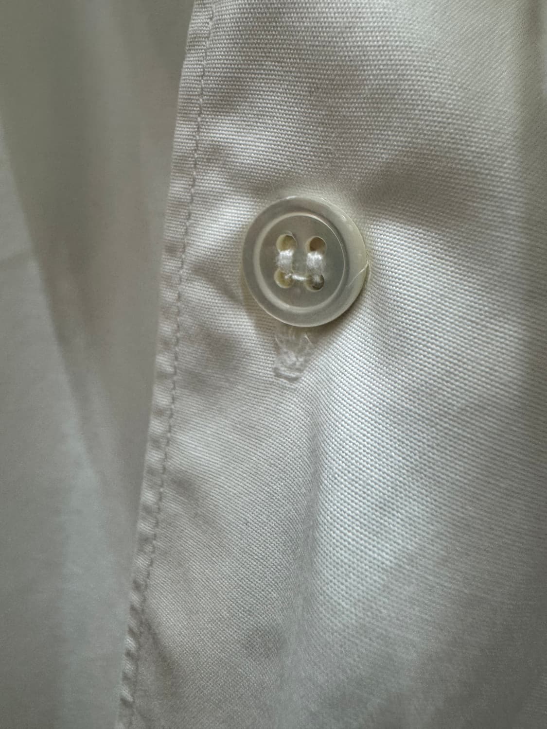 90s 아카이브 스쿱넥 꼼데가르송 셔츠 M~L 상품이미지4