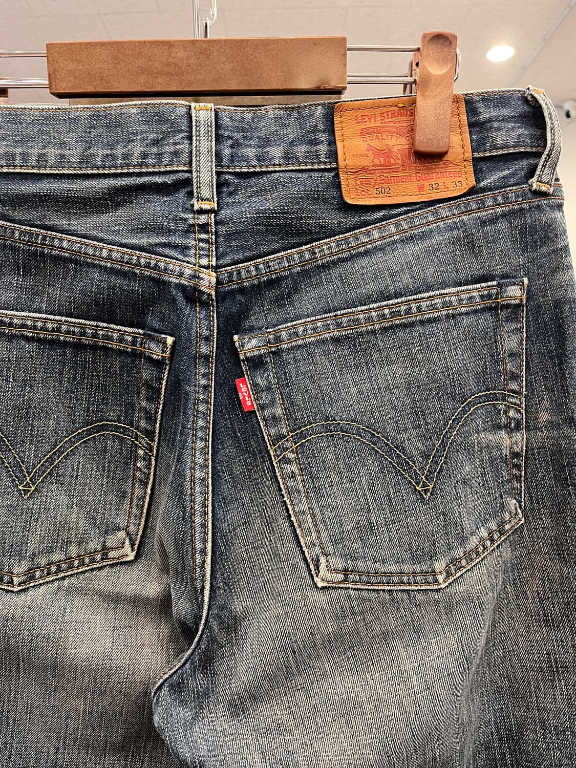 00s Levis 리바이스 502 컷오프 데님 팬츠 (31-32inch) 상품이미지5