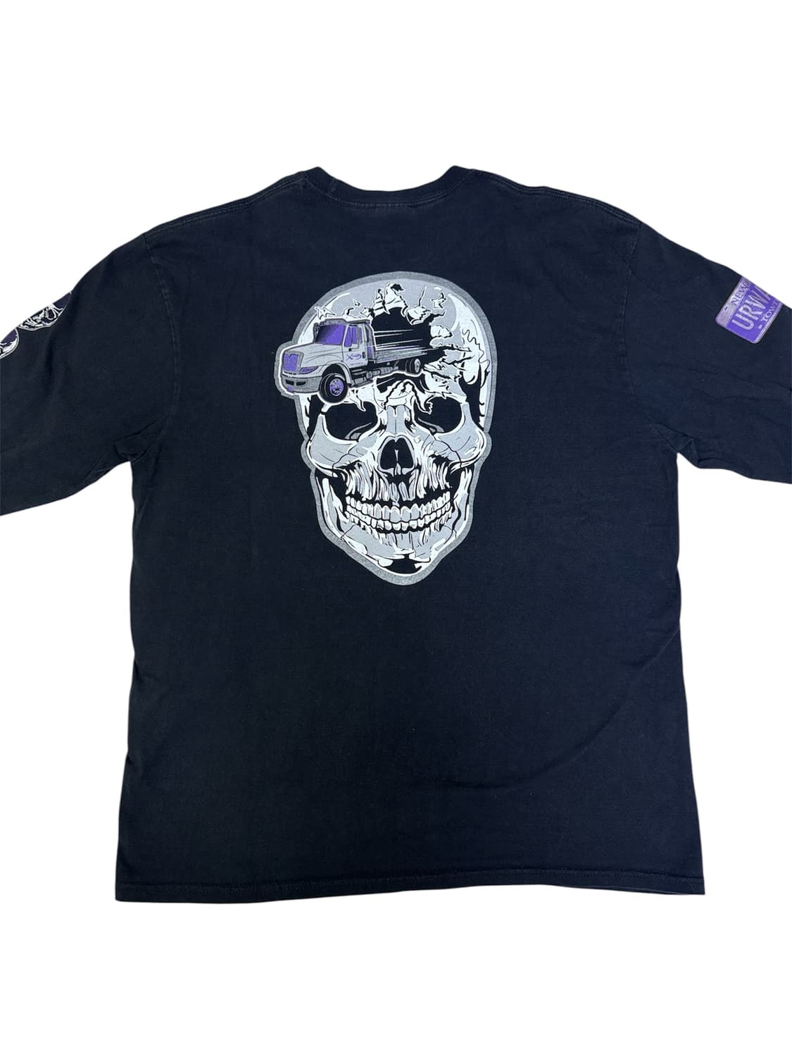 빈티지 엑스트림 오토 리커버리 XTREME 스컬 롱슬리브 티셔츠 XL 상품이미지7