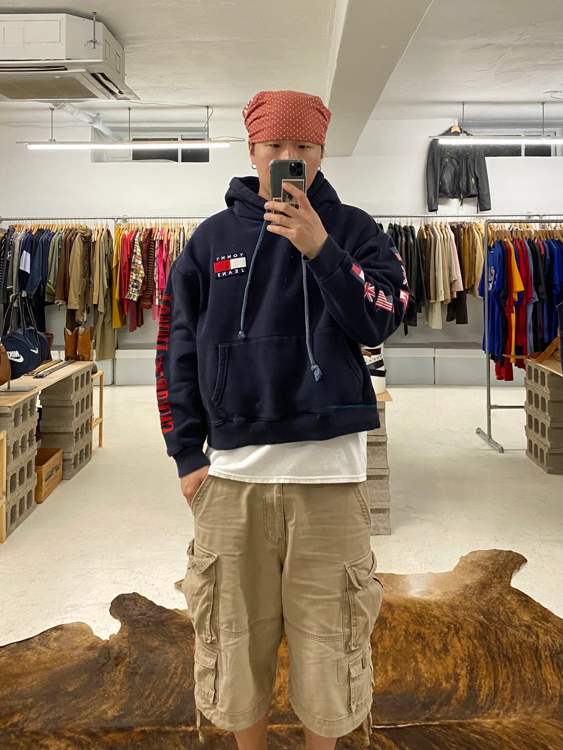 TOMMY HILFIGER flag hood t-shirts 상품이미지1