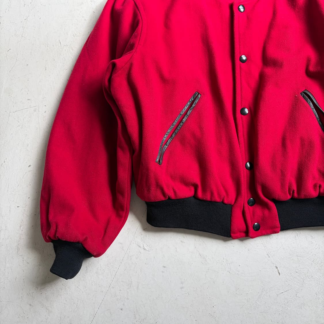 90s 발렌티노 빈티지 울 바시티 자켓 L 상품이미지3