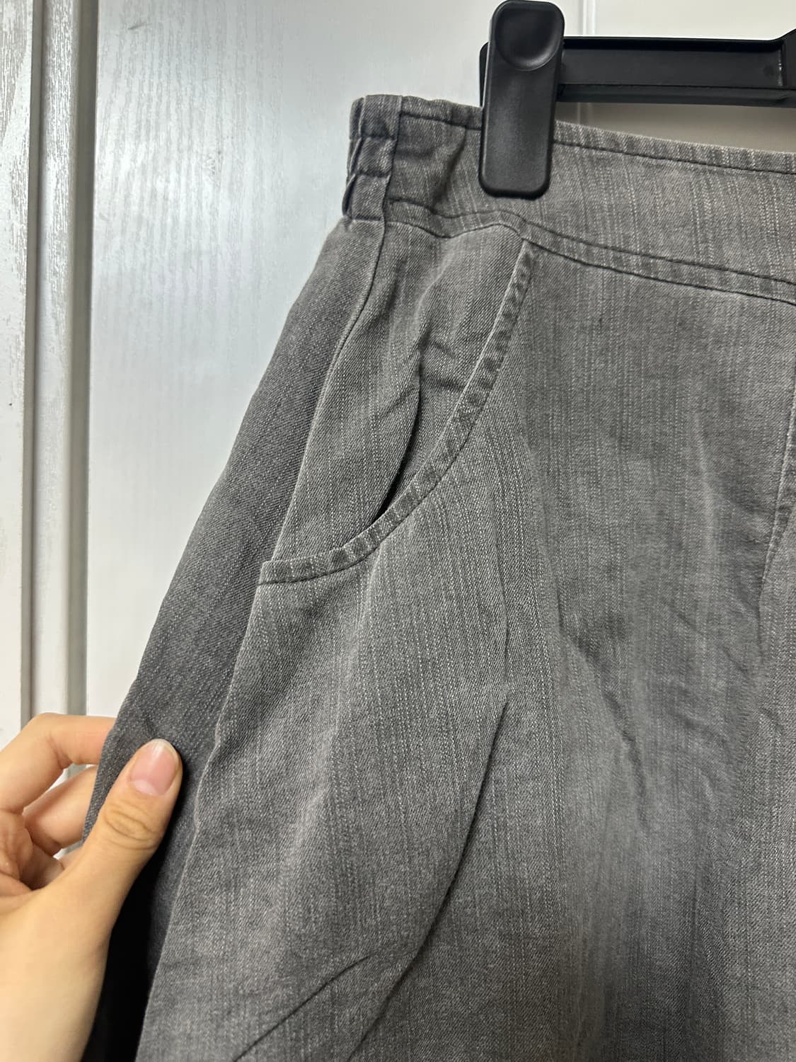 빈티지 그레이 펌킨 스커트 상품이미지3