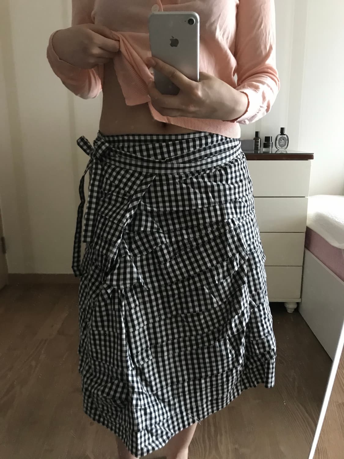 Comme des garcons check wrap skirt 상품이미지6