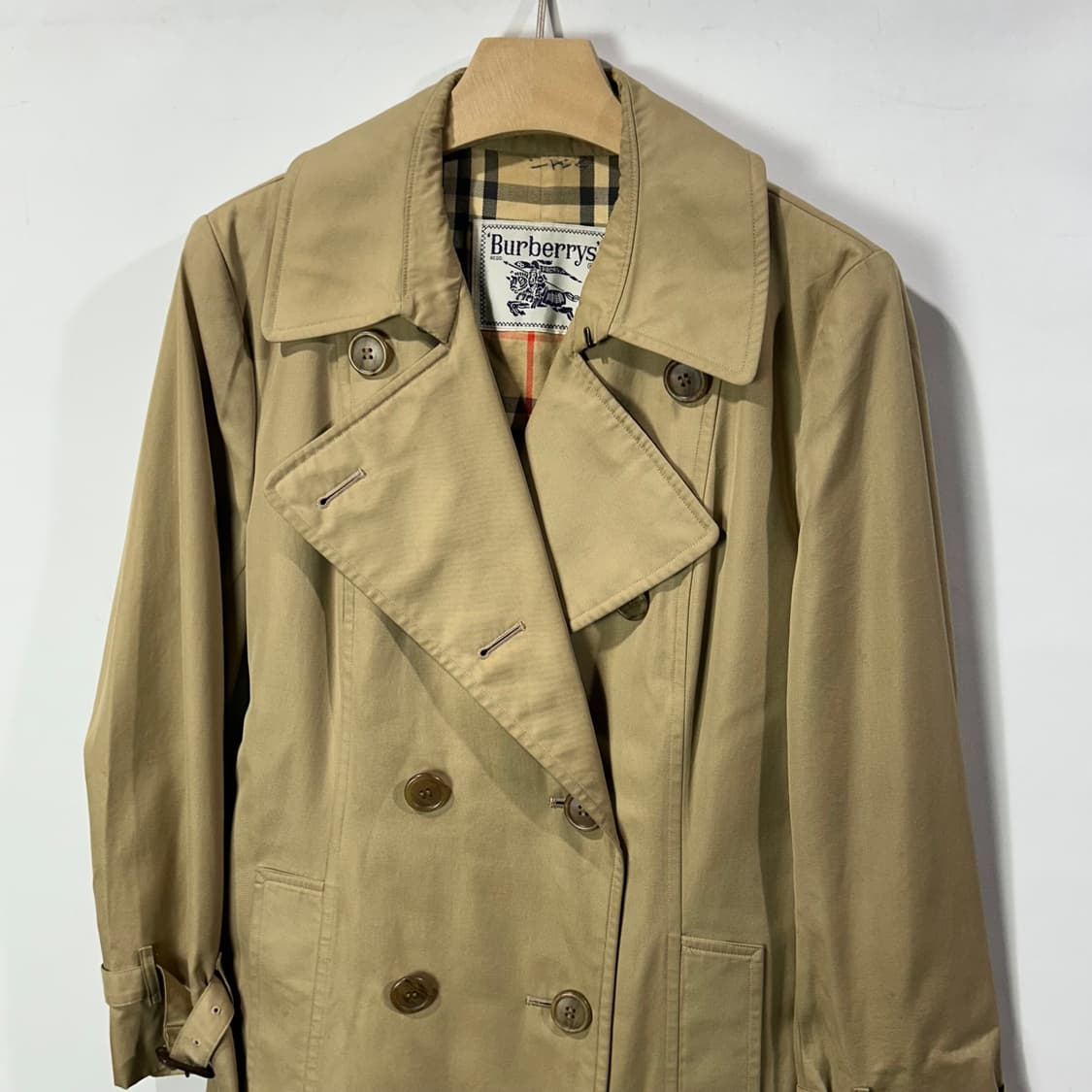 [Burberrys] OLD 버버리 베이지 더블 트렌치코트 상품이미지3