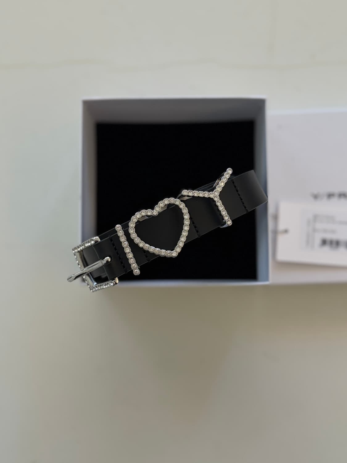 Y/PROJECT 와이프로젝트 여성 Y 하트 벨트 25MM 상품이미지1