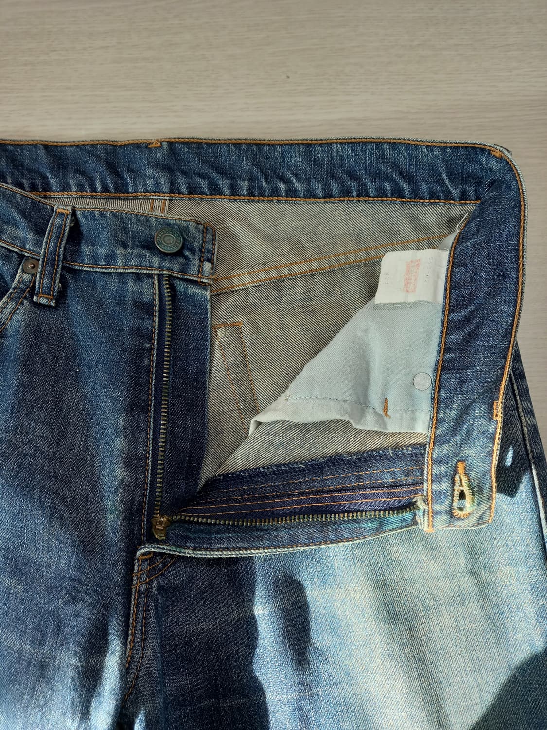 32 90's 리바이스557 부츠컷 배색진 32-292 상품이미지7