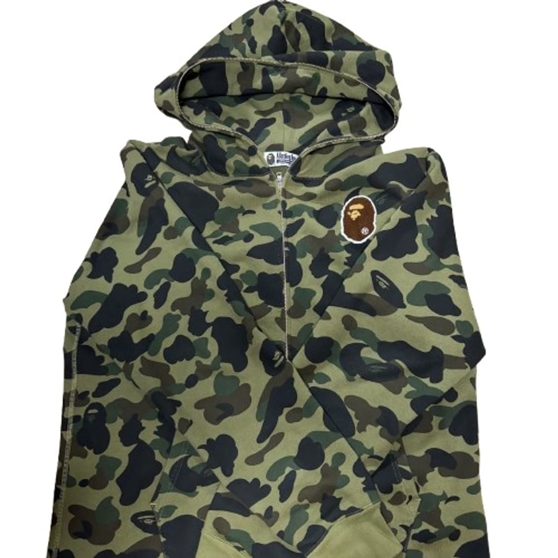 베이프 카모 패치 후드집업 XXXL BAPE CAMO PATCH HOOD 상품이미지2