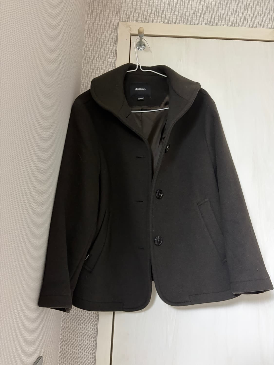 커버낫) 우먼 하프코트 상품이미지4