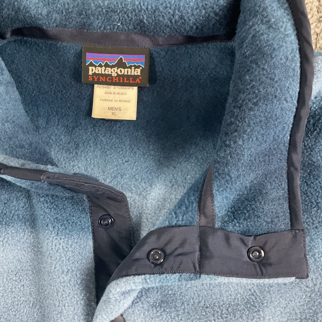 15SS 파타고니아 신칠라 스냅-T 블루 그라데이션 멕시코 상품이미지5